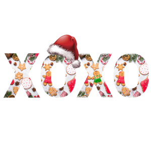 Karácsony, xoxo, mikulás sapka